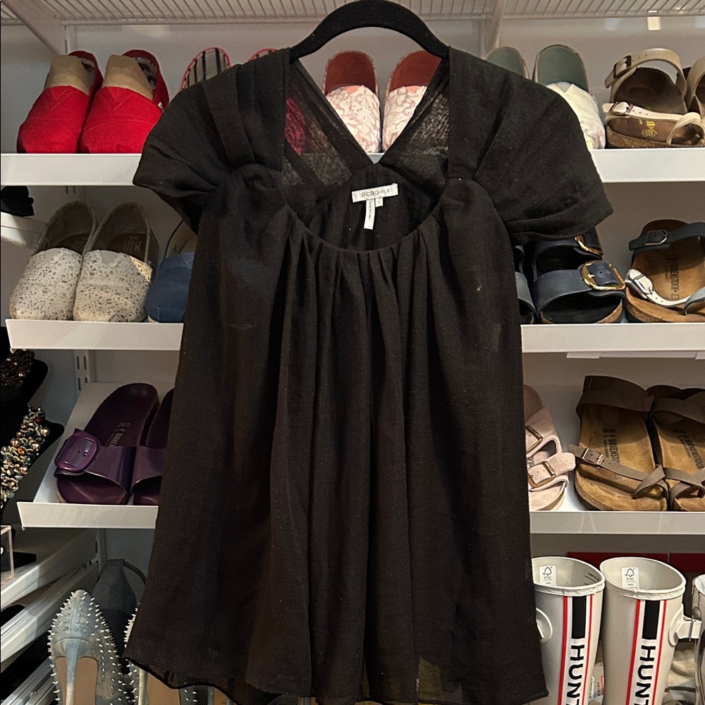 BCBGirls Black Sheer Blouse